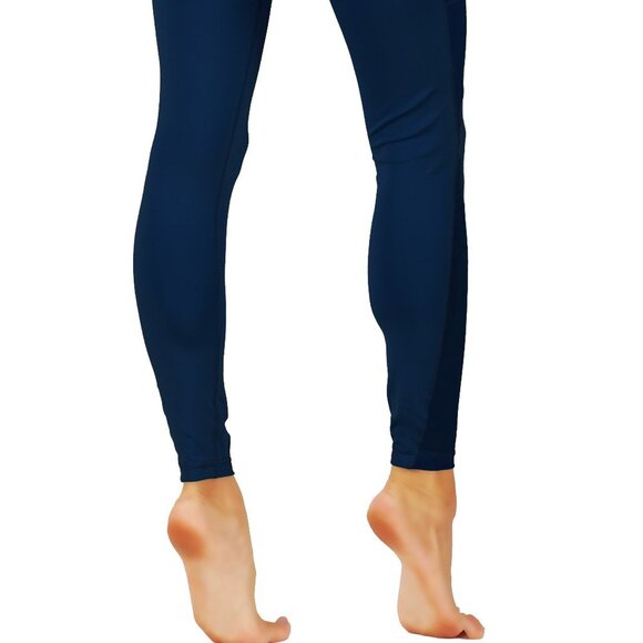 Deep side pockets workout leggings Navy - Picture 3 of 4